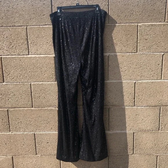 🎩 Endless Rose sequin black pants 🔥 - Picture 6 of 9